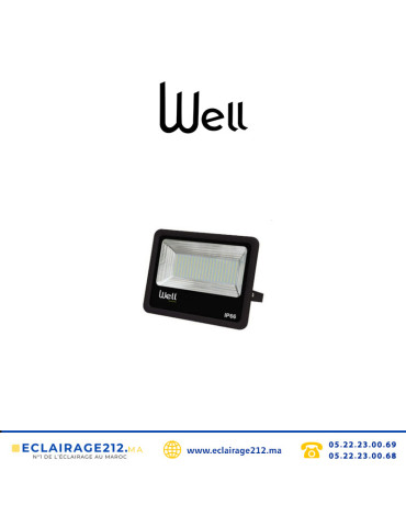 Projecteur LED WELL 400W 6500°K IP66 WELLSNCK400W Casablanca Maroc