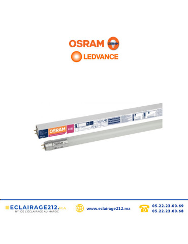 Tube LED Ledvance HO 10W 60cm 6500°K Substitube ST8E-HO Casablanca Maroc
