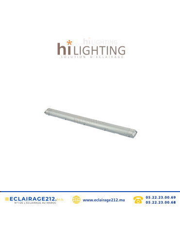 Réglette étanche hilighting 2x120CM (VIDE) HIL89212 Casablanca Maroc