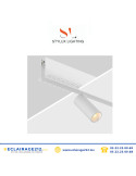 Rail magnétique encastré blanc 3M Stylux Lighting