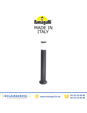 Borne jardin Fumagalli Amelia 800 E27 8,5W CCT noir Casablanca Maroc