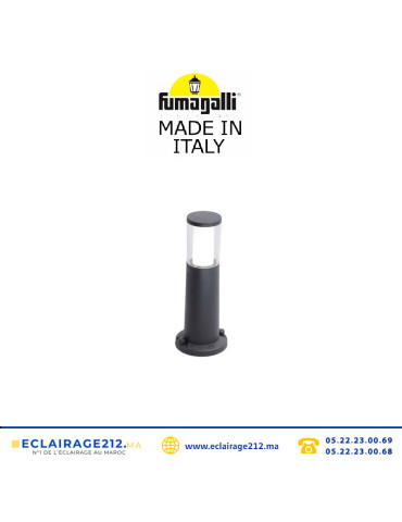 Borne Fumagalli Carlo 400 GU10 noir Casablanca Maroc
