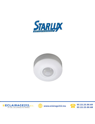 Détecteur de mouvement Starlux rond apparent ST05A Casablanca Maroc