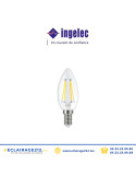 Ampoule LED INGELEC bougie filament 4W 3000°K LLFB4E14CJ Casablanca Maroc