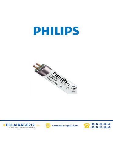 Tube fluorescent PHILIPS MASTER TL5 HE 21W 6500°K Casablanca Maroc