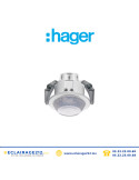 Détecteur de Hager présence & mouvement encastré couloir 5x30m EER505
