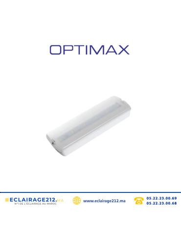 BAES Bloc de secours optimax 150LM 3H IP20 Casablanca Maroc