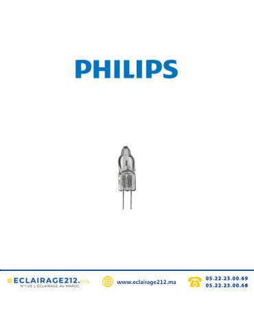 Lampe PHILIPS 12V 20W G4 14566 projection lamp Casablanca Maroc