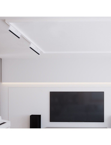 Projecteur laser sur rail V-TAC 25W 2700°K en aluminium Blanc Casablanca Maroc