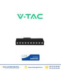 Projecteur laser sur rail V-TAC 25W 2700°K en aluminium Noir