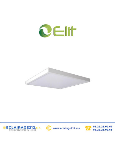 Panel LED Elit carré apparent 24W 6500°K