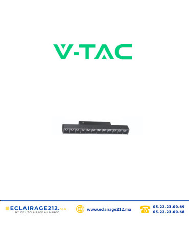 Projecteur 12W 22.1cm V-TAC 4000°K laser rail magnétique SKU97816 Casablanca Maroc