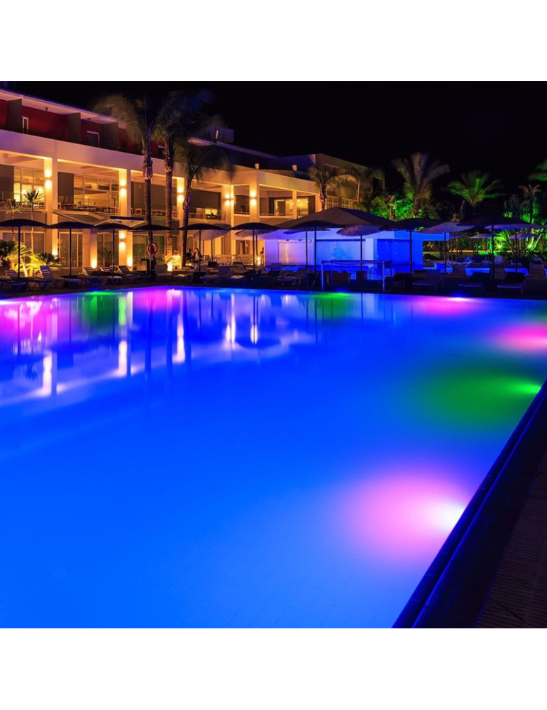 Projecteur Led piscine apparent V-TAC 18W IP68 RGB SKU95213 Casablanca Maroc