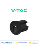 Balisage V-TAC rond 2W 4.8x6.15cm 3000°K noir SKU97402