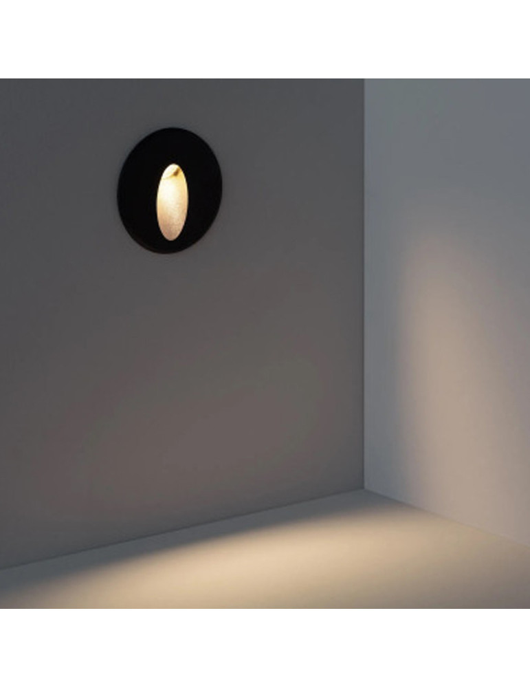 Balisage V-TAC rond 2W 4.8x6.15cm 3000°K noir SKU97402 Casablanca Maroc
