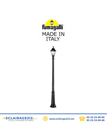 Borne Fumagalli Ricu/Rut 1L 2014 E27 8,5W noir Casablanca Maroc