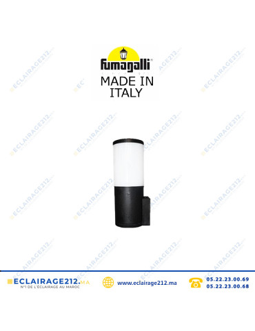 Applique murale Fumagalli Amelia wall E27 8,5W CCT Noir Casablanca Maroc