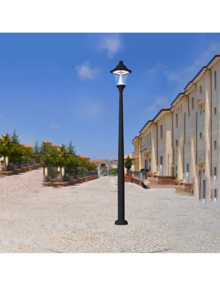 Mât d'éclairage publique FUMAGALLI Akille 3000 Noir Casablanca Maroc