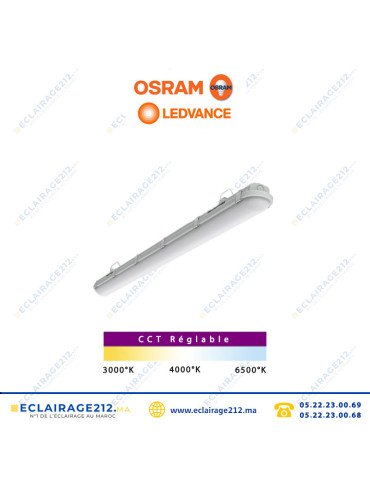Réglette LED Osram Ledvance G4 120cm 30W CCT Casablanca Maroc