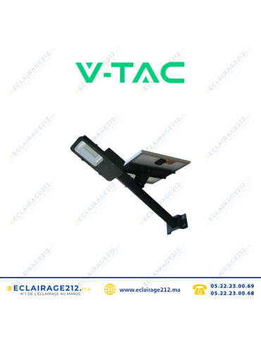 Luminaire LED solaire V-TAC 80W 6500°K éclairage publique SKU95530 Casablanca Maroc