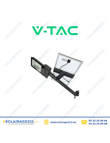 Luminaire LED solaire V-TAC 150W 6000°K éclairage publique SKU95508 Casablanca Maroc