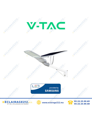 Luminaire LED solaire V-TAC 300W 6000°K éclairage publique SKU20341 Casablanca Maroc