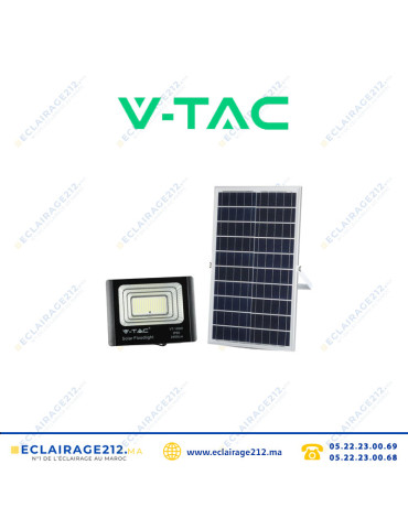 Projecteur LED solaire V-TAC 100W 6000°K SKU94012 Casablanca Maroc