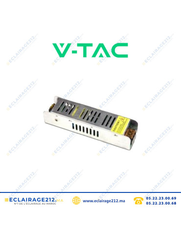 Transformateur Slim V-TAC 12V 25W 2,1A IP20 SKU3228  Casablanca Maroc