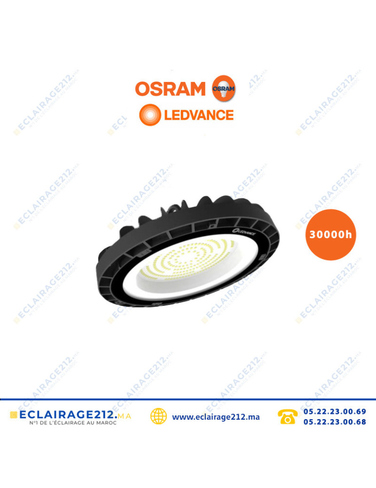 Armature LED 150W Osram Ledvance Value IP65 G2 4000°K Casablanca Maroc