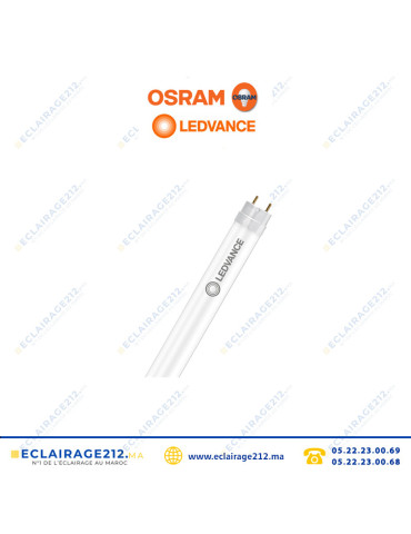 Tube LED Ledvance Substitube ECO 8W 60cm 6500°K ST8E Casablanca Maroc