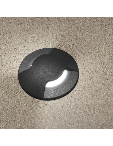 Encastré de sol Fumagalli Aldo 2L 5cm G9 4000°K noir Casablanca Maroc