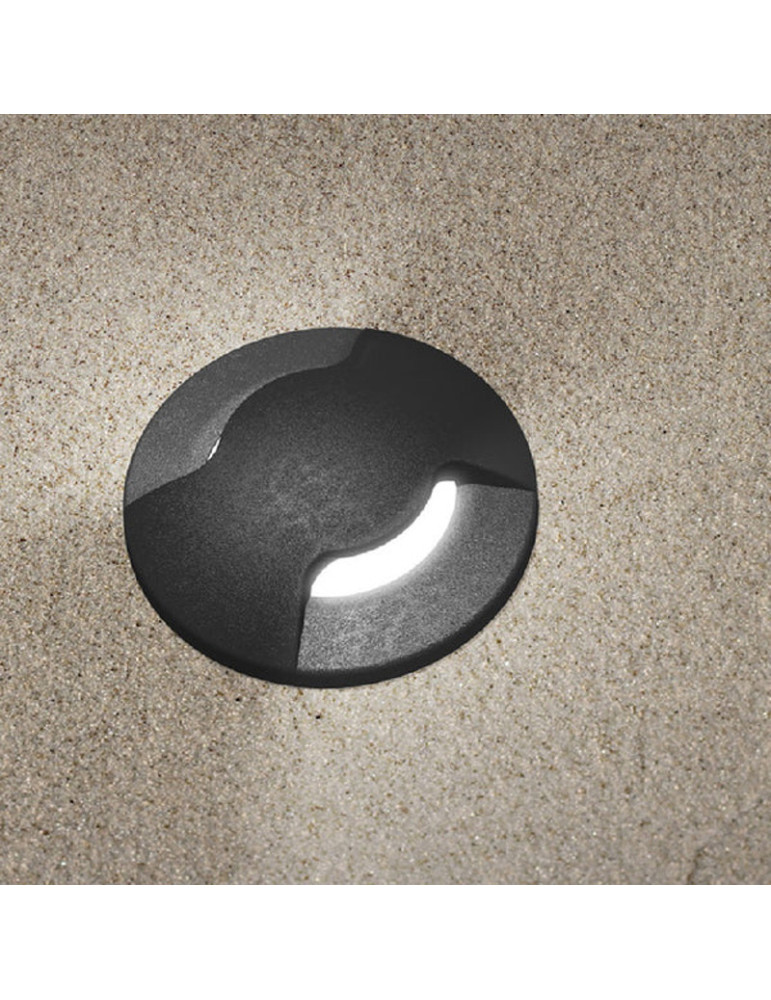 Encastré de sol Fumagalli Aldo 2L 5cm G9 4000°K noir Casablanca Maroc