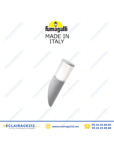 Applique murale Fumagalli Carlo-Fs GU10 3,5W CCT Gris DR1.571.U1K Casablanca Maroc