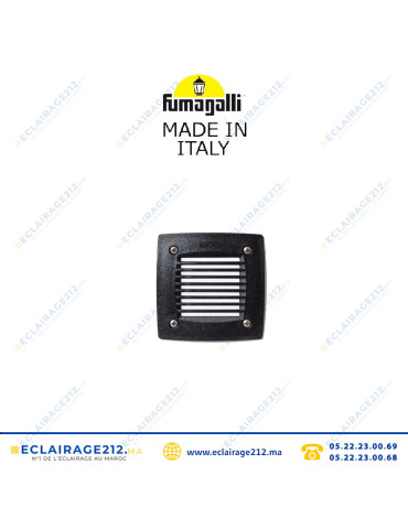 Balisage Fumagalli Leti carré 100 GX53 3W Noir 3C2 Casablanca Maroc