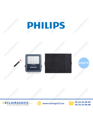 Projecteur LED solaire PHILIPS 300W BVC080 6500°K Casablanca Maroc