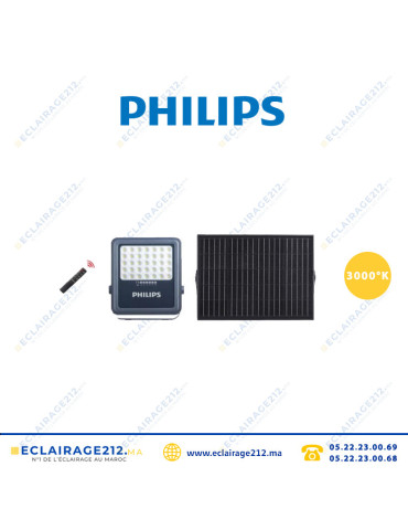 Projecteur LED solaire PHILIPS 400W BVC080 3000°K Casablanca Maroc