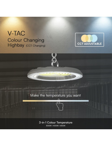 Armature LED industrielle V-TAC 100W CCT IP65 SKU23622 Casablanca Maroc