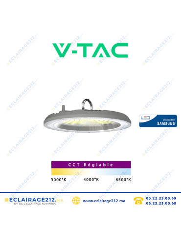 Armature LED industrielle V-TAC 150W CCT IP65 SKU23623 Casablanca Maroc