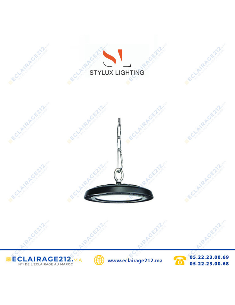 Armature LED industrielle ARMA 150W Stylux 6000°K Casablanca Maroc