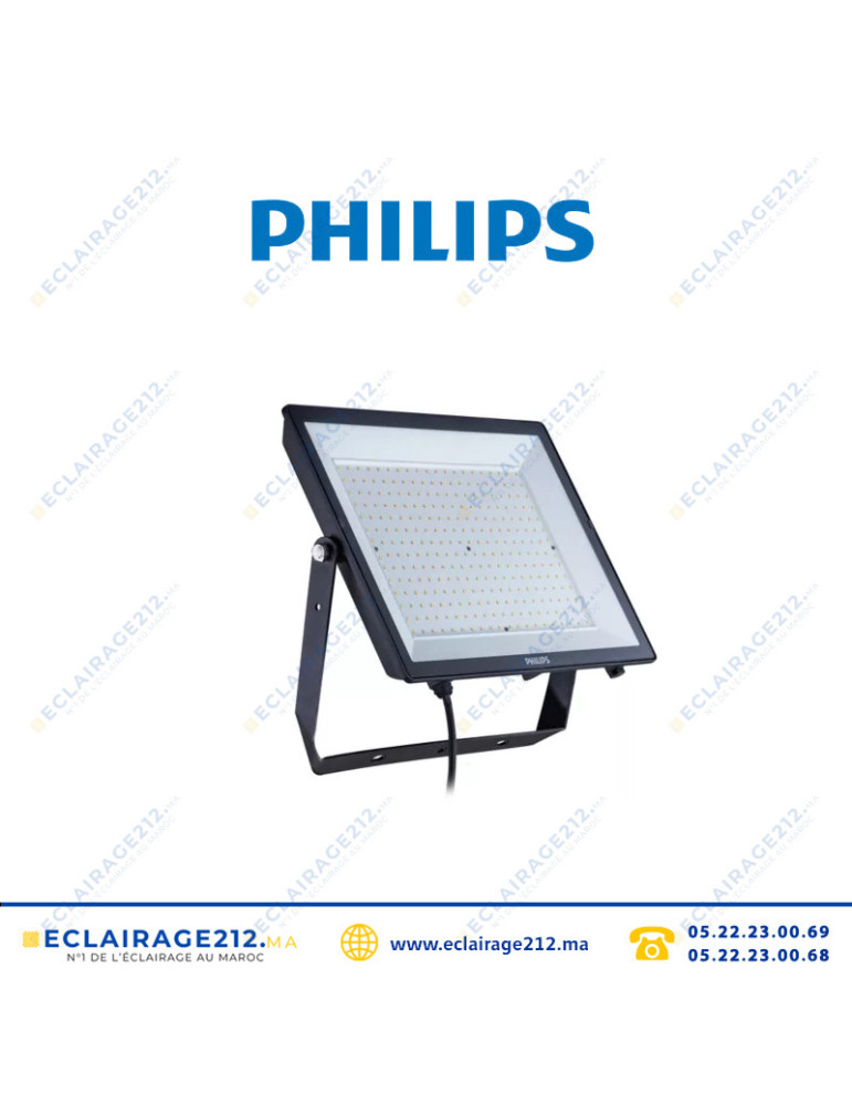 Projecteur LED PHILIPS 200W BVP150 LED200/NW 6500°K Casablanca Maroc