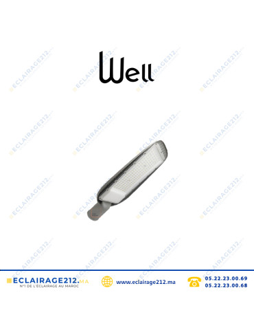 Luminaire LED WELL 100W 6500°K éclairage publique Casablanca Maroc