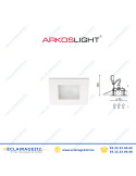 Balisage Arkoslight carré 50W IP44 GZ10