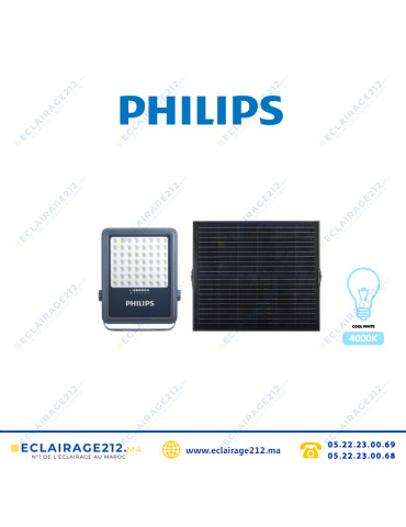 Projecteur LED solaire PHILIPS 400W BVC080 4000°K Casablanca Maroc