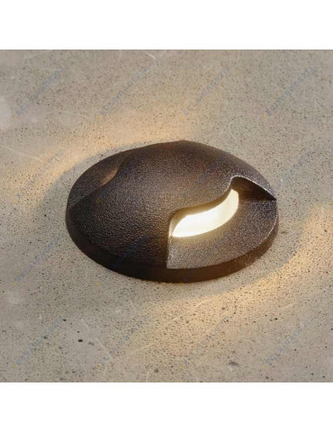 Encastré de sol Fumagalli Aldo 2L 5cm G9 3000°K noir Casablanca Maroc