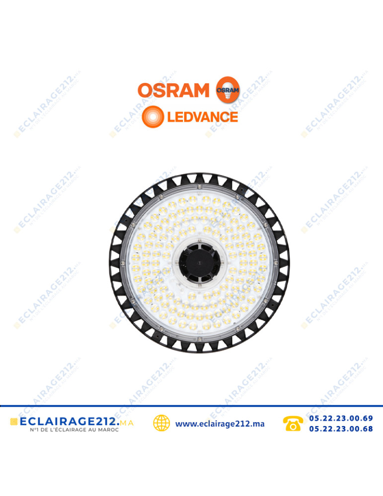 Armature LED Ledvance Gen4 190W 6500°K IP65 80KH Casablanca Maroc