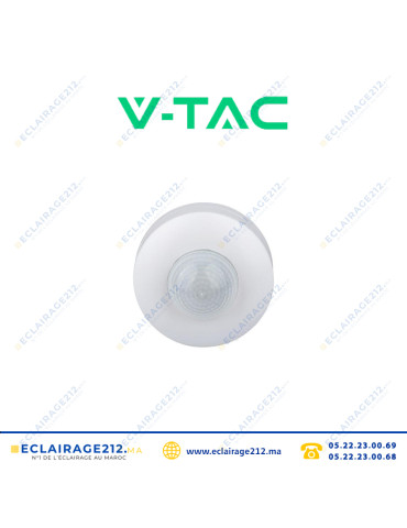 Détecteur de mouvement V-TAC infrarouge plafonnier 360° VT8004-SKU4968 Casablanca Maroc