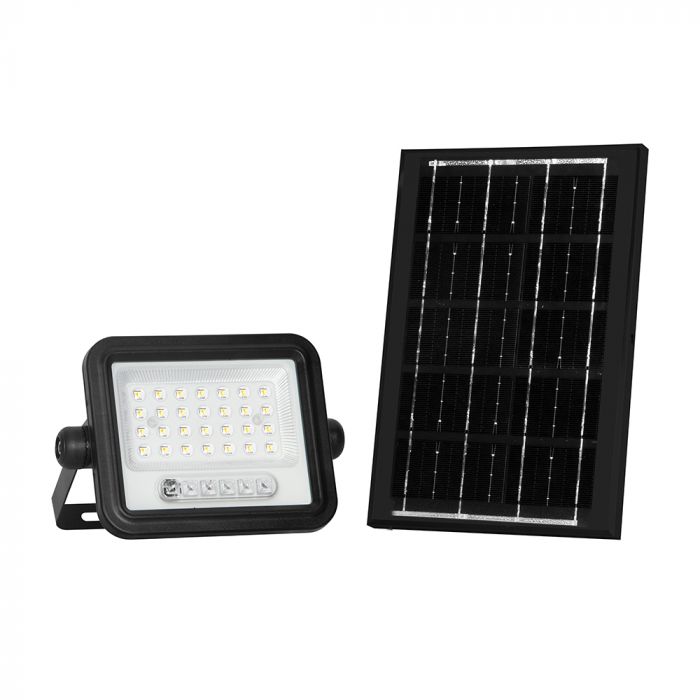 Projecteur LED solaire V-TAC VT-54W 50W avec panneau solaire